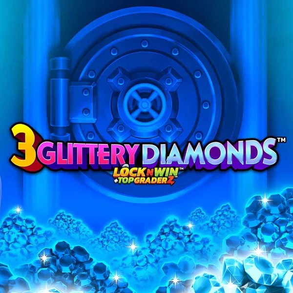 3 Glittery Diamonds by PearFiction Studios, showcased at betsrepublic.de – game logo